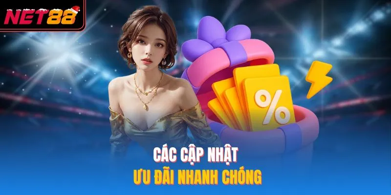 Các cập nhật ưu đãi nhanh chóng